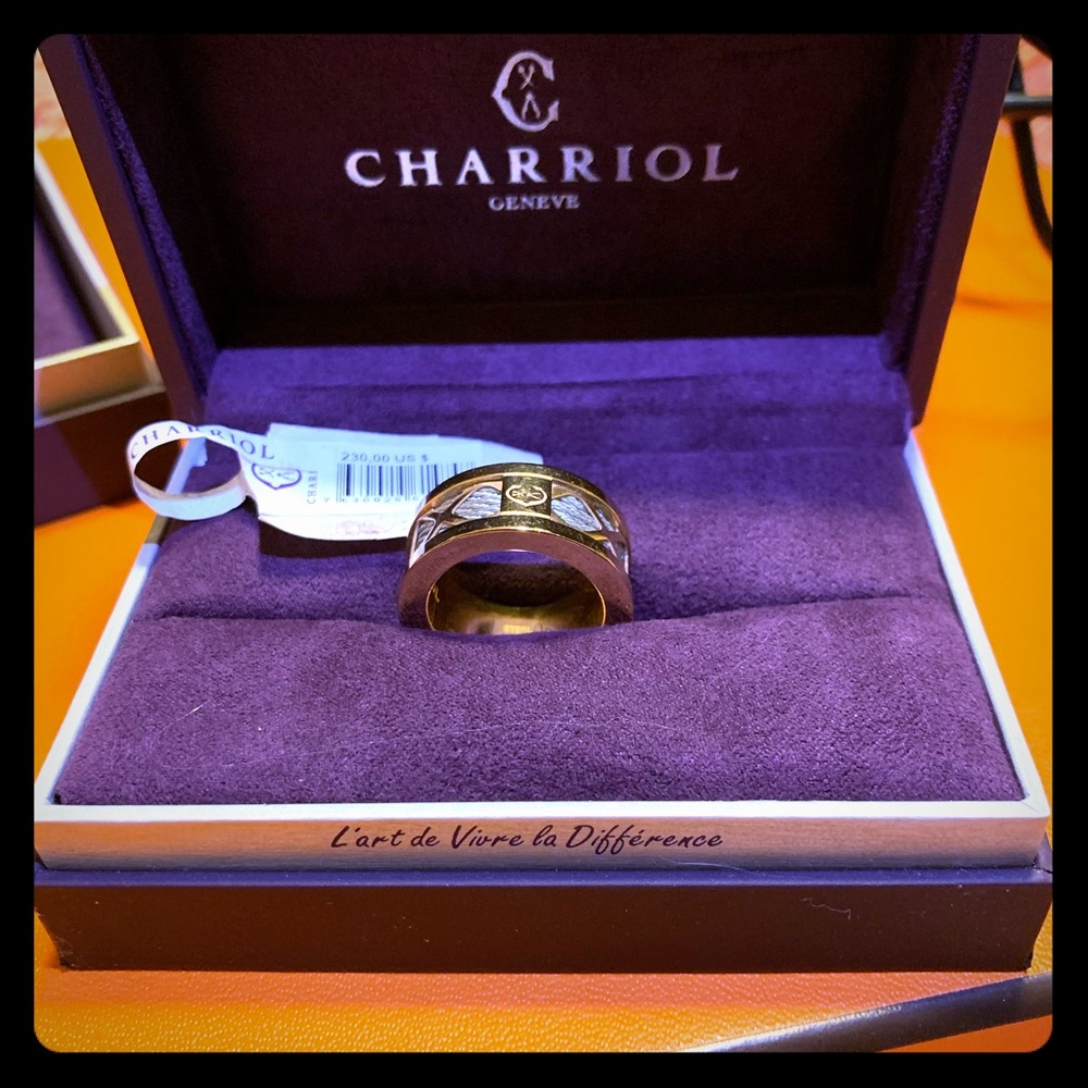 Charriol Geneve Two Tone Band Ring